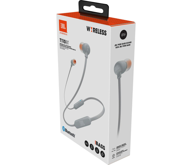 JBL T110BT Szary - 384640 - zdjęcie 4